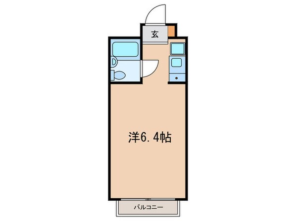 尾山台コーポラスの物件間取画像